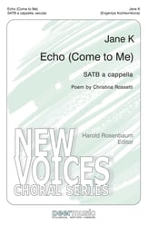 Echo SATB choral sheet music cover